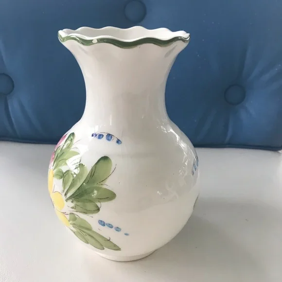 Made in Italy hand painted FTD vase - Picture 5 of 13